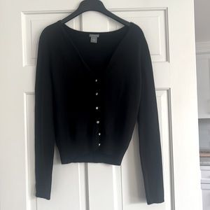 Ann Taylor Cardigan w/sparkle buttons